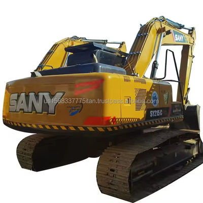 オリジナルの水力ポンプを使用した Sany SY215C 掘削機 優れた状態 Harga 掘削機