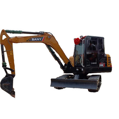 小型建設機械 Sany SY60C 0.25M3 バケツ容量の古用掘削機