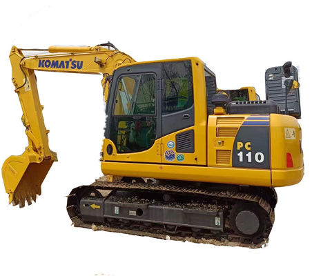 オリジナルのコマツー PC110 掘削機 0.6M3 バケット容量と11トンの作業重量