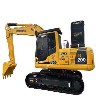 日本製のコマツー掘削機 PC200 119 kW オリジナル液圧バルブ 状態良好