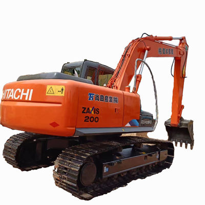 原装の水力ポンプと十分なストックで出荷準備中のHitachi ZX200掘削機