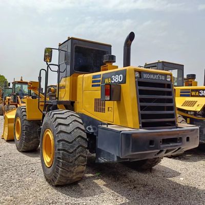 日本製 オリジナルの使用済み KOMATSU WA380 ローダーと オリジナルの水力弁