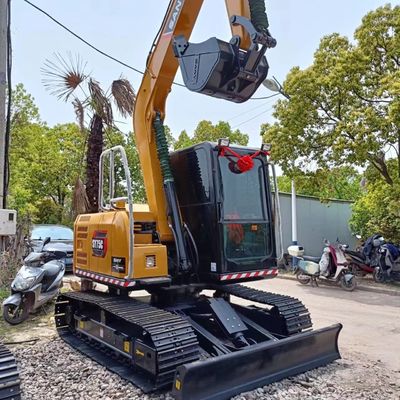 Sany SY75C掘削機 0.32M3のバケツ容量と優れた作業性能