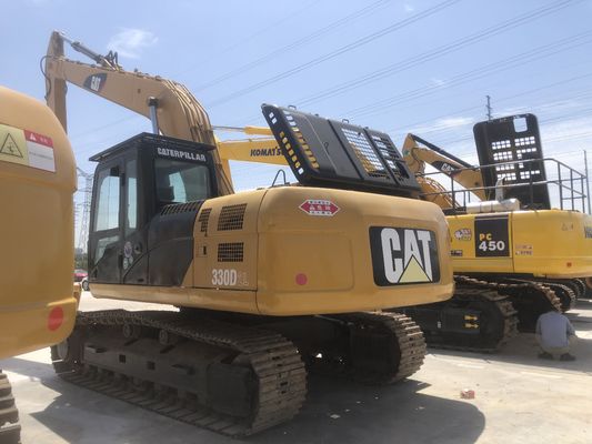 CAT 330D2L オリジナルの水力シリンダーと1.8M3バケットの容量を持つ古用掘削機