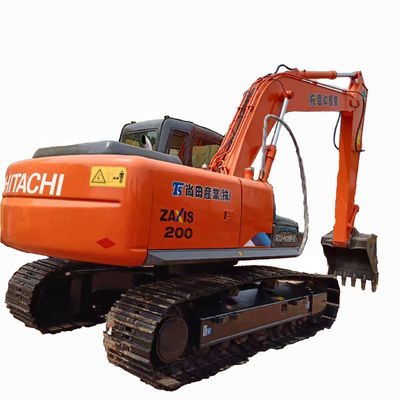 0.8m3 バケット容量 オリジナル 水力シリンダー 中古ヒタチ掘削機 EX200 ZX200