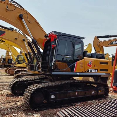 使用されたSANY SY365H掘削機 1.6m3のバケツ容量と水力クローラー親指