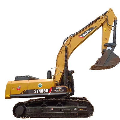48.5トンの使用された Sany SY485H 掘削機 より良い性能 より良い状態保証