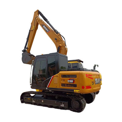 オリジナルの水力シリンダーを持つ二手Sany SY135C Pro クローラー掘削機