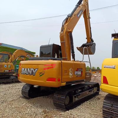 オリジナルの水力シリンダーを持つ二手Sany SY135C Pro クローラー掘削機