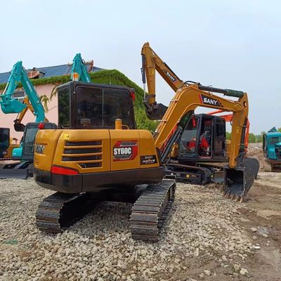 Sany SY60C 優れた作業性能と0~2000時間の作業時間を持つ掘削機