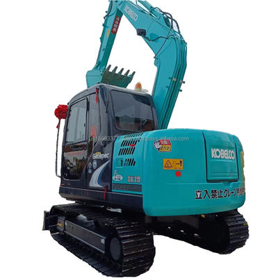 2016年 日本製の古着コベルコSK75-8掘削機/原型水力クローラー掘削機