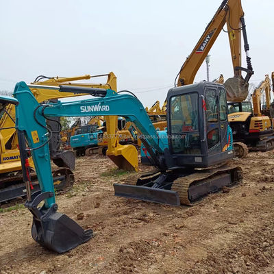 SWE60E クローラー掘削機 オリジナル水力シリンダーと 0.34M3 バケット容量