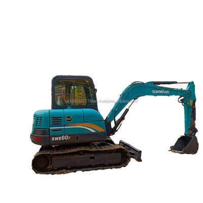 6トンの水力クローラー掘削機 SWE 60E オリジナル水力シリンダー 状態良好