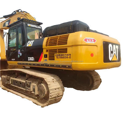 225 kw CAT 336D 中古掘削機 36TON 建設プロジェクトのための優れた状態