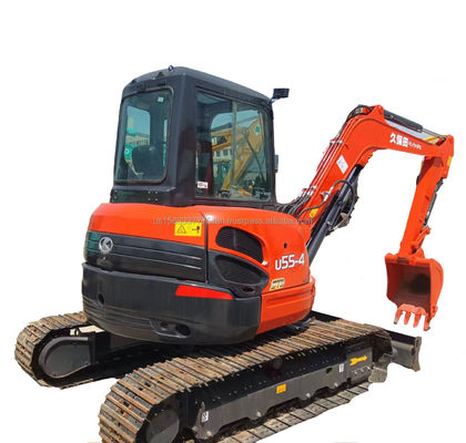 5.5トン KUBOTA KXU55 ミニ掘削機 2016年に使用 特徴とコアコンポーネント
