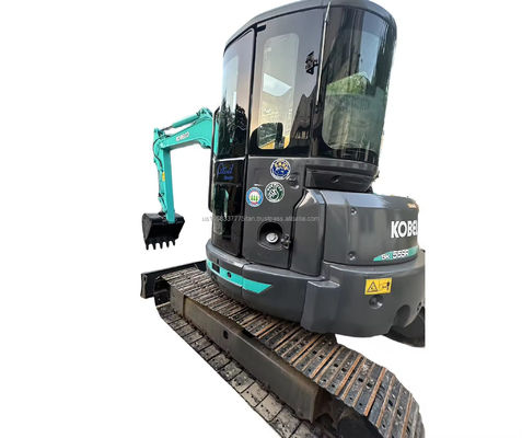 オリジナルの水力ポンプと低労働時間を持つ中古コベルコ SK55SR掘削機
