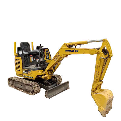 中古 コマツー PC18 1.8 トン ミニ 掘削機 クローラー 掘削機 0~2000 作業時間