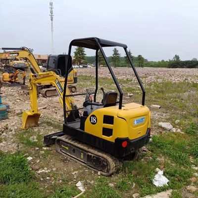 オリジナル液圧バルブを持つ使用されたコマツーPC18 1.8トンのミニ掘削機 クローラー掘削機