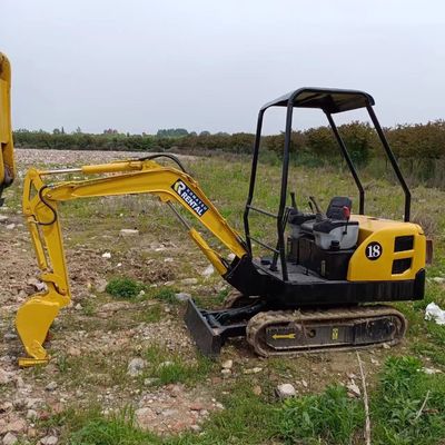 オリジナル液圧バルブを持つ使用されたコマツーPC18 1.8トンのミニ掘削機 クローラー掘削機