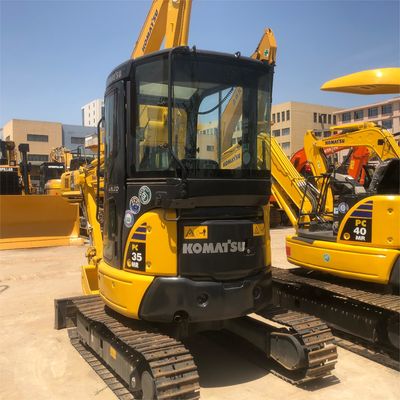 11.2 kw コマツー PC35 中古 ミニ 掘削機 クローラー 掘削機 3.5 トン 掘削機 ハーガ 掘削機