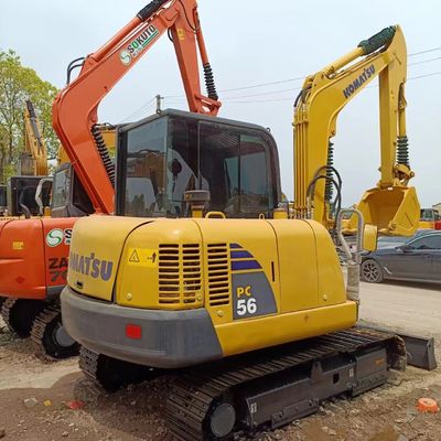 コマツー PC56 5.6トンの水力ミニ掘削機 クローラー掘削機 オリジナル水力弁