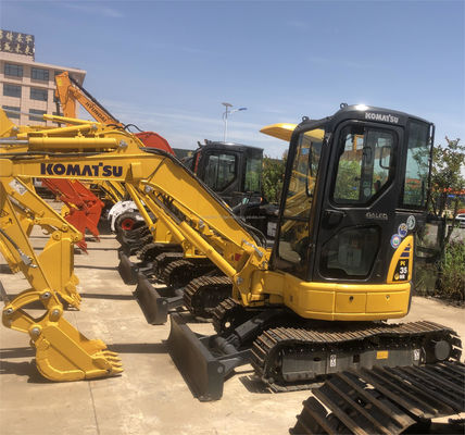 水力シリンダー コマツー PC35 中古掘削機 3670 KG 機械重量 クローラー掘削機