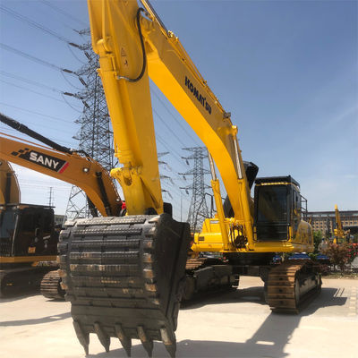 45トン KOMATSU PC450-7 エグババター オリジナルの水圧バルブと使用された大きなマシン