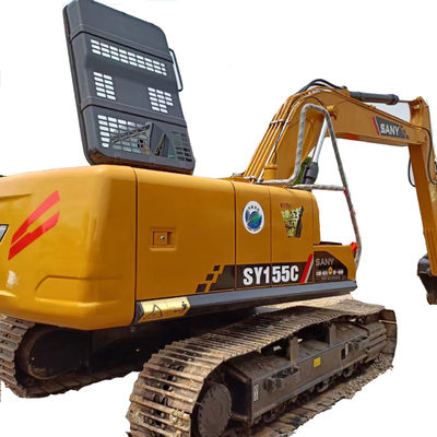 15トンの掘削機 SY155 原装水力ポンプと建設用性能