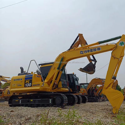 上海コマツー PC130 原装液圧ポンプと低労働時間を持つ掘削機