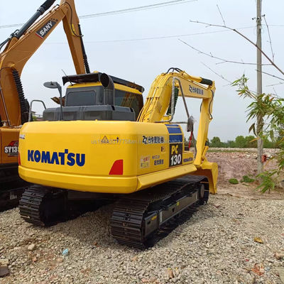 上海で13トンの中古のKOMATSU PC 130掘削機で,機械重量は13000KG