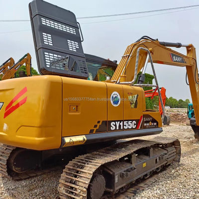 元の水力弁 Sany SY155C 鉱山作業用の掘削機 状態は良好