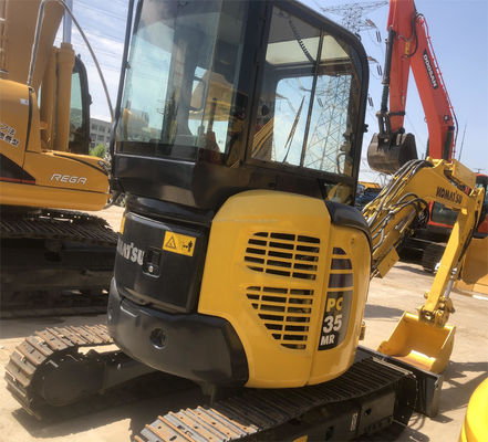 コマツー PC35 ミニ 水力掘削機 使用済み クローラー掘削機 3670 KG 機械重量