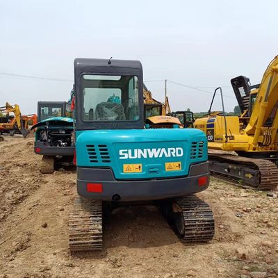 6T 中古 サンバード SWE60E 掘削機 水力クローラー バックホー ミニ掘削機 0.5M3 バケツ