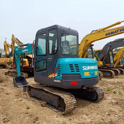 6T 中古 サンバード SWE60E 掘削機 水力クローラー バックホー ミニ掘削機 0.5M3 バケツ