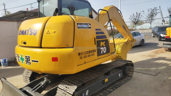 水力掘削機 クローラー コマツー PC70 建設用掘削機