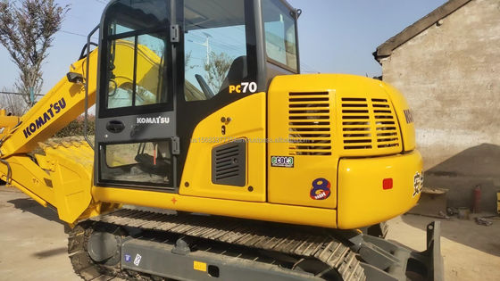 水力掘削機 クローラー コマツー PC70 建設用掘削機