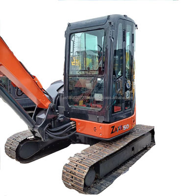 原始液圧ポンプと0~2000時間の作業時間を持つヒタチZX50u 5トンミニ掘削機
