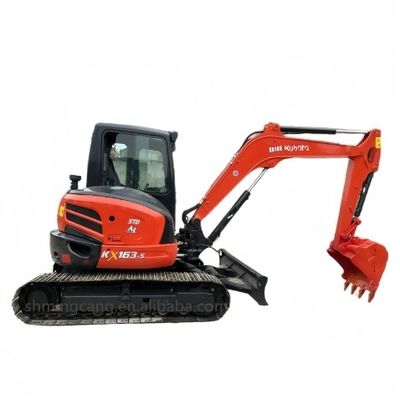 6トン KUBOTA KX165 原装液圧ポンプと機械重量7000KGの掘削機