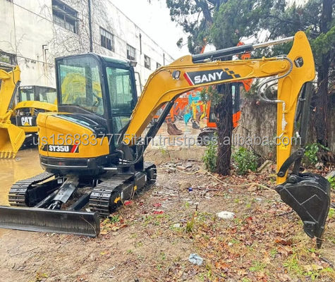 オリジナル水力ポンプとISUZUエンジンを備えたSany SY35Uミニデグガー