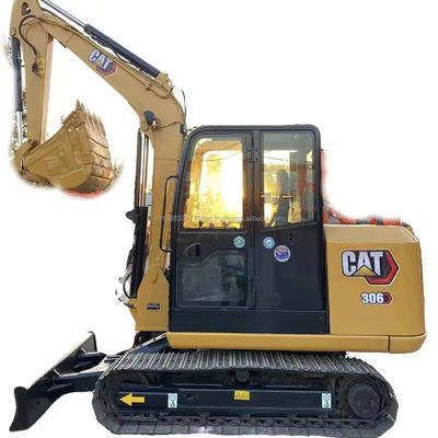 CAT 306E2 34.7 kW のパワーとオリジナルの水力シリンダーの水力掘削機