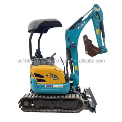 ミニ KUBOTA KXU17 エグババター 開発されたPLCシステムを持つ建材ショップで使用