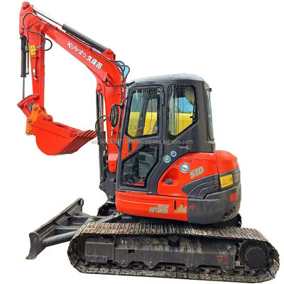KUBOTA KXU55 オリジナルの水力シリンダーと6トンの作業重量を持つ掘削機