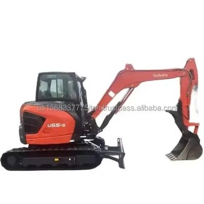 供給 5.5 TON Kubota u55 掘削機 低労働時間 0-2000 中古ミニ掘削機