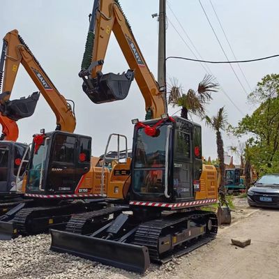 Sany SY75C Pro 優れた作業性能 7TON 作業重量で使用された掘削機