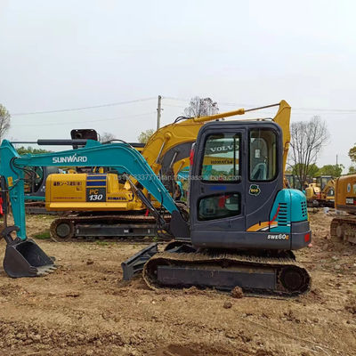 中古 SWE60E 水力クローラー掘削機 良好な状態 6TON 2016