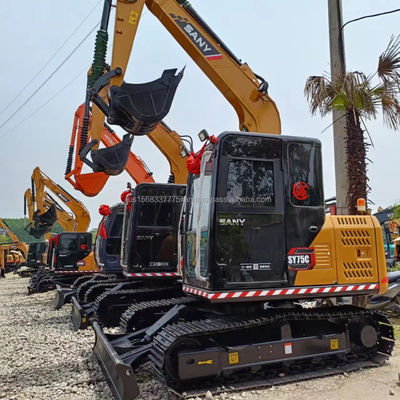 中古 Sany Sy 75c 掘削機 0.32M3 バケツ容量 7500 KG 機械重量 販売