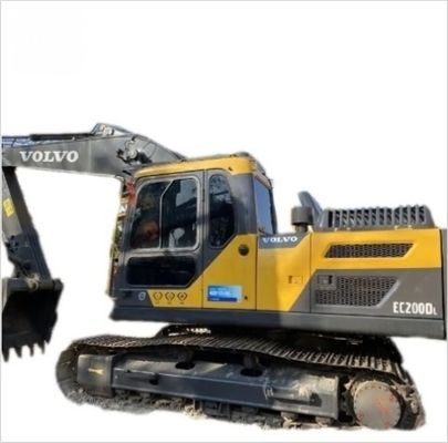 VOLVO EC220 オリジナルのポンプと低作業時間の二手クローラー掘削機