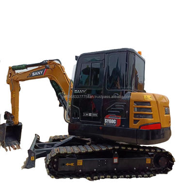 使用されたSany60cSany60C掘削機 6TON 作業重量と 0.28M3 バケツ容量