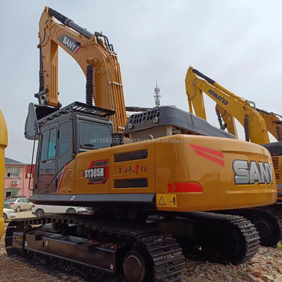 SANY SY365H クローラー掘削機 1.9m3のバケツ容量と36800KGの機械重量