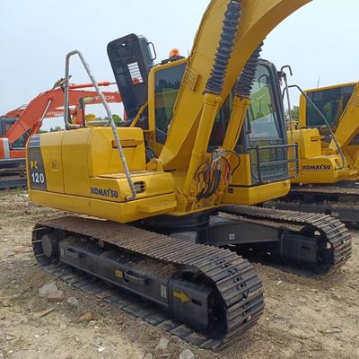 オリジナル液圧バルブと13トンの作業重量を持つ中古のコマツー掘削機 PC120